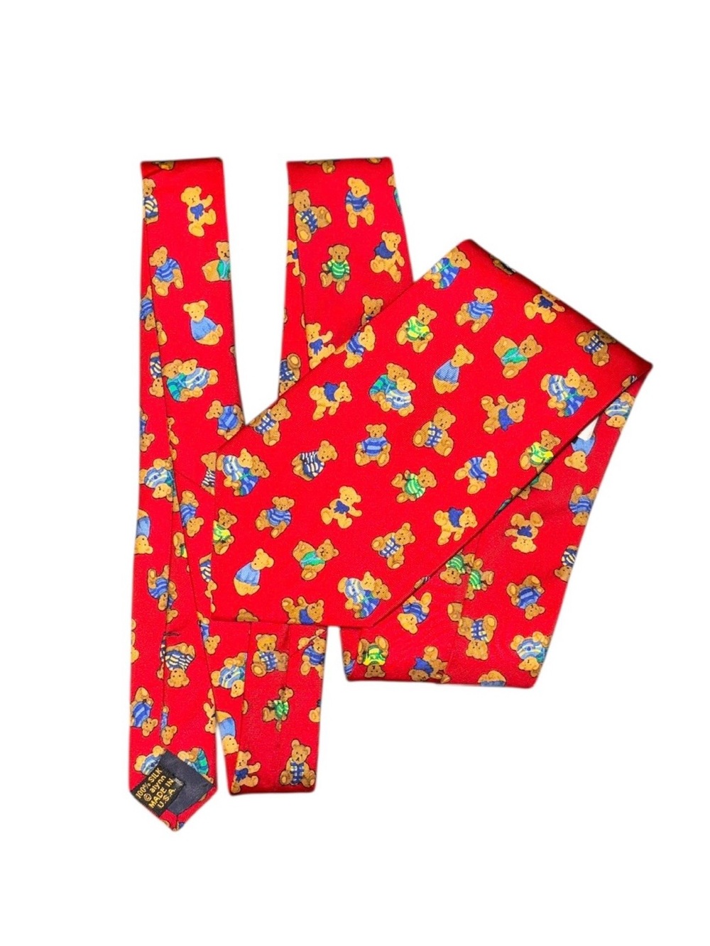LEDERER DE PARIS silk vintage tie